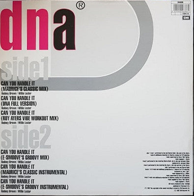 DNA Featuring Sharon Redd : Can You Handle It (12")
