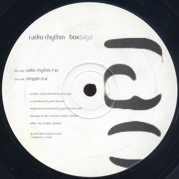Boxsaga : Radio Rhythm (12")