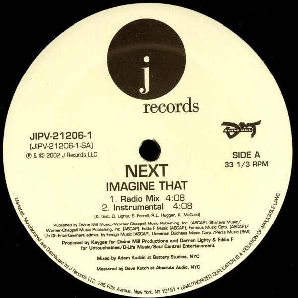 Next (2) : Imagine That (12")