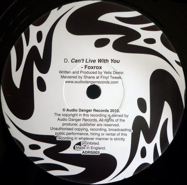 Dan Marshall / Foxrox : Scorn / Can't Live With You (12")