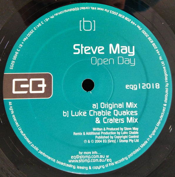Steve May : Open Day (12")