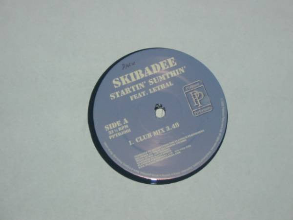 Skibadee Feat. Lethal (4) : Startin' Sumthin' (12", Promo)