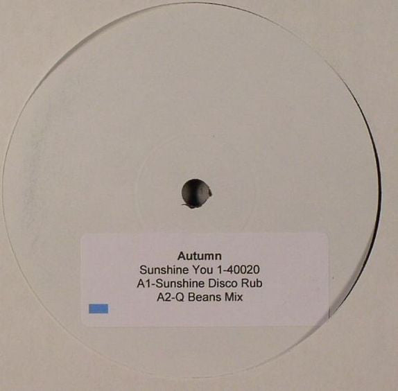 Autumn (9) : Sunshine (12", W/Lbl, Sti)