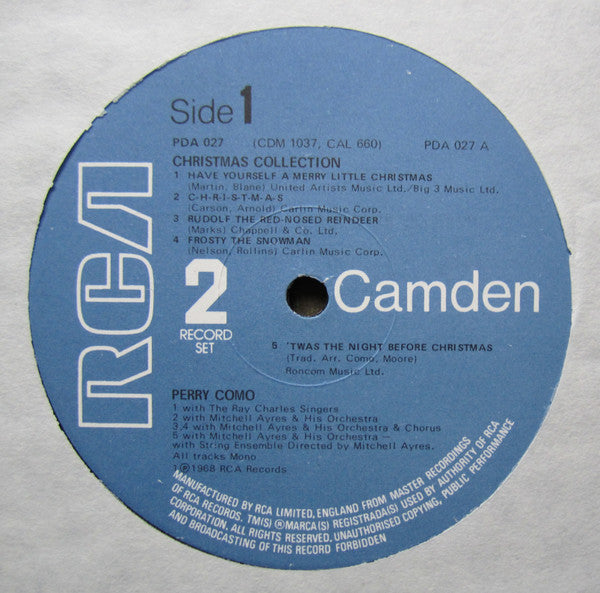 Perry Como : The Perry Como Christmas Collection (2xLP, Comp, Gat)