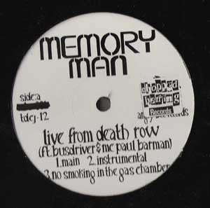 Memory Man (2) : Live From Death Row (12")