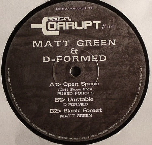 Matt Green & D-Formed : Base.Corrupt #11 (12")