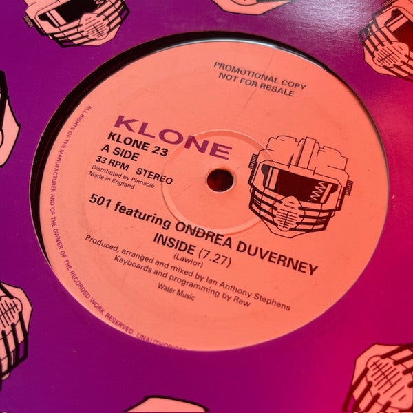 501 (2) Featuring Ondrea Duverney : Inside (12", Promo)