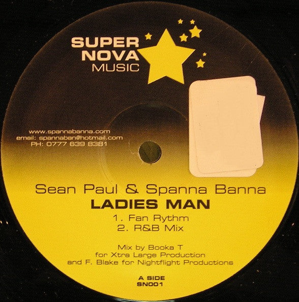 Sean Paul & Spanna Banna* : Ladies Man (12")