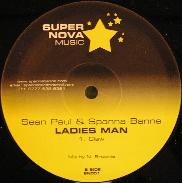 Sean Paul & Spanna Banna* : Ladies Man (12")