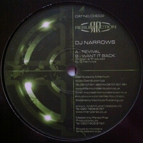 DJ Narrows : Revival (12")
