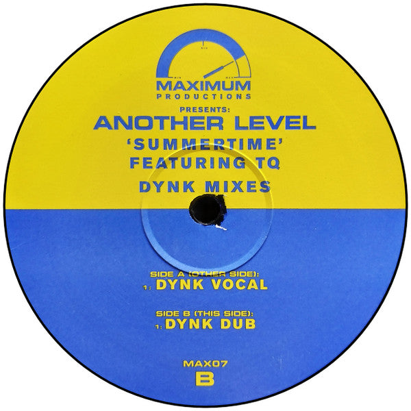 Another Level Featuring TQ : Summertime (DYNK Mixes) (12", Single)