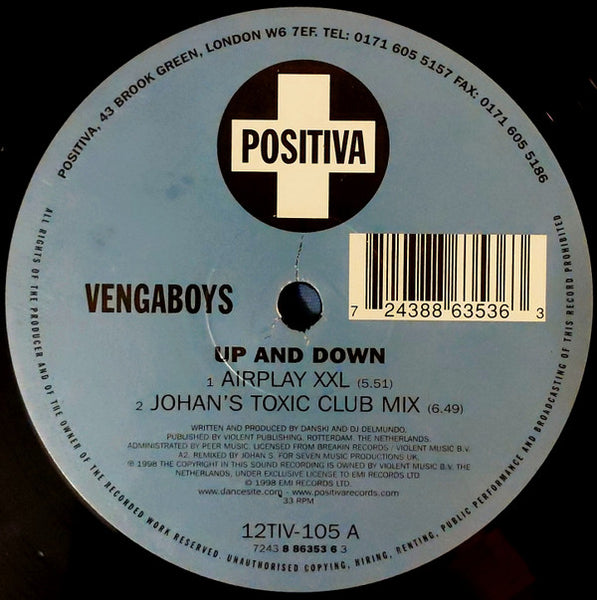 Vengaboys : Up And Down (12")