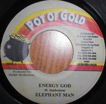 Elephant Man : Energy God (7", Single)