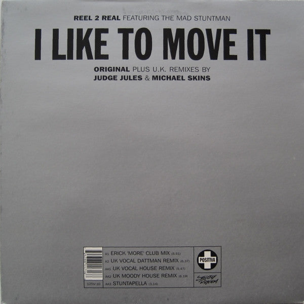 Reel 2 Real Featuring The Mad Stuntman : I Like To Move It (12", Single)