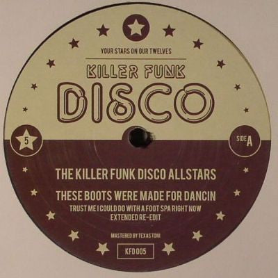 Killer Funk Disco Allstars : Volume 5: These Boots Were Made For Dancin' (12", EP, Unofficial)