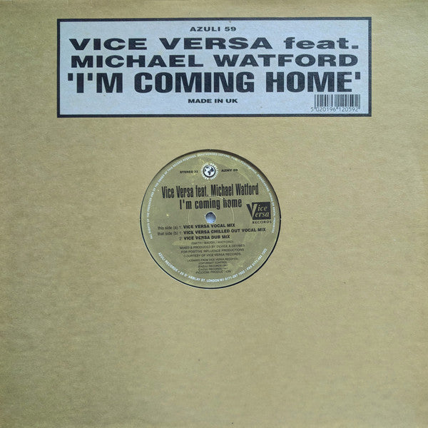 Vice Versa (3) Feat. Michael Watford : I'm Coming Home (12")
