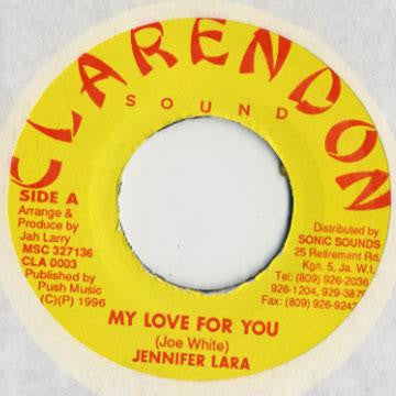 Jennifer Lara : My Love For You (7", Single)