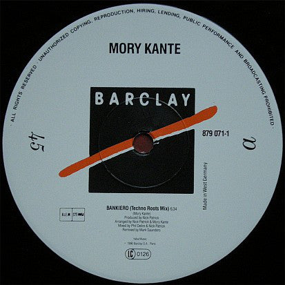 Mory Kanté : Bankiero (12")
