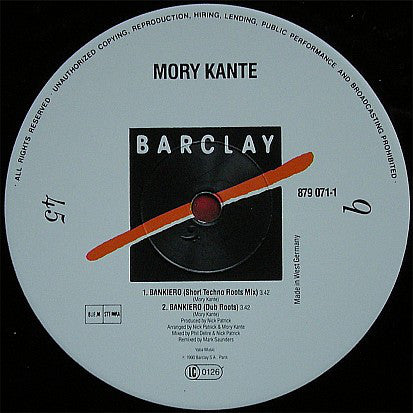 Mory Kanté : Bankiero (12")