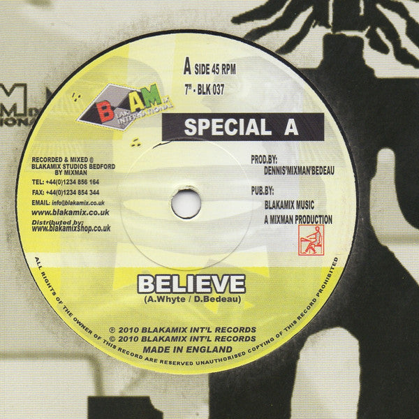 Special A* : Believe (7")