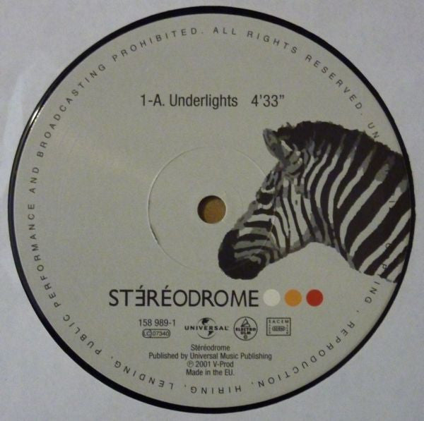 Stéréodrome : Stéréodrome (3x10")