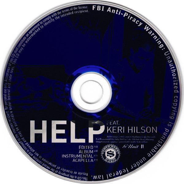 Lloyd Banks Featuring Keri Hilson : Help (CD, Single, Promo)