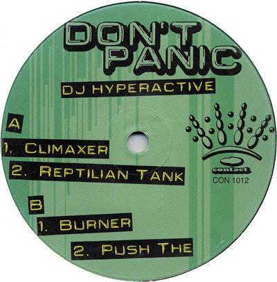 DJ Hyperactive : Don't Panic (12")