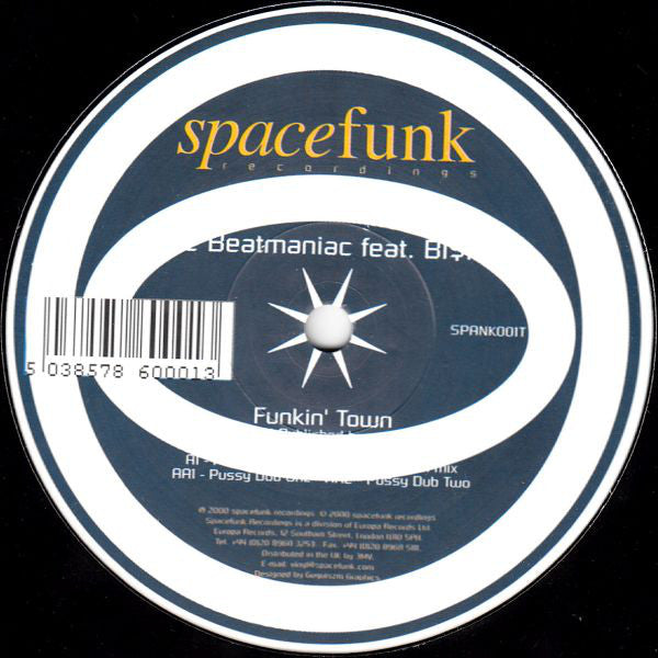 The Beatmaniac : Funkin' Town (12")