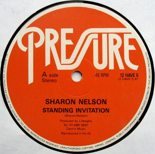 Sharon Nelson* : Standing Invitation (12")