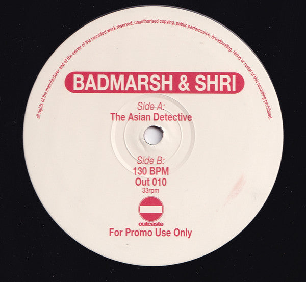 Badmarsh & Shri : Dancing Drums Album Sampler (12", Promo)