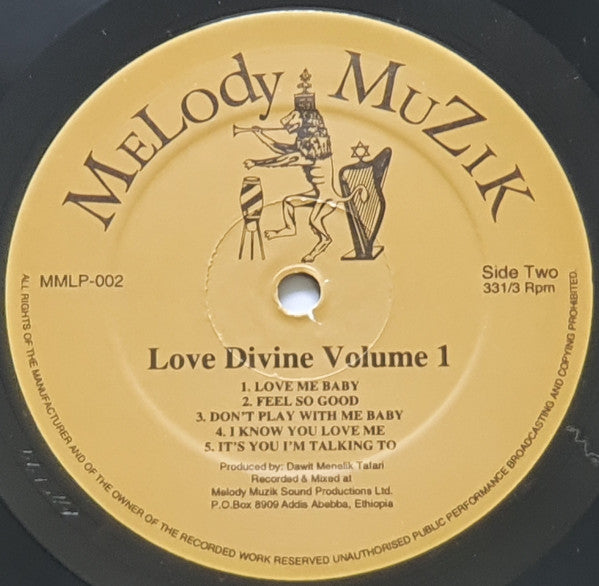 Various : Love Divine Volume 1 (LP)