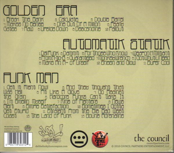 Del The Funky Homosapien* : Golden Era (CD, Album + CD, Album, RE + CD, Album, RE)