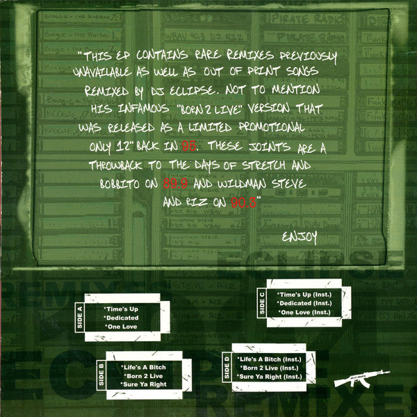 DJ Eclipse (3) : Eclipse Remixes Circa 94 (2x12", EP, P/Unofficial)