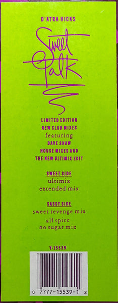 D'Atra Hicks : Sweet Talk (12")