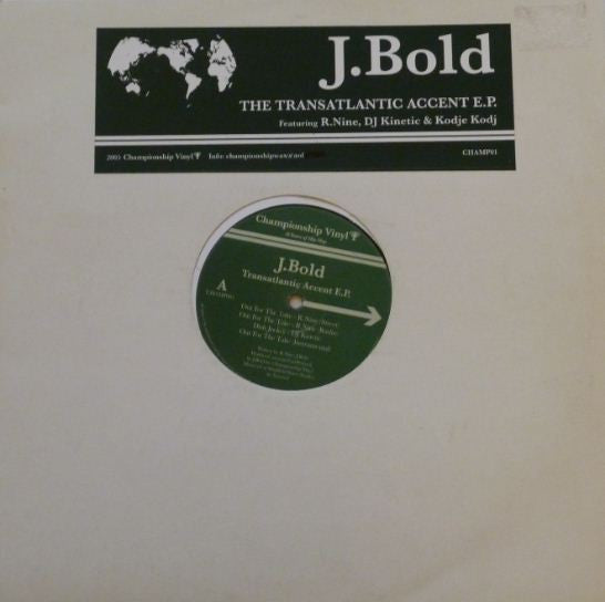 J. Bold : Transatlantic Accent E.P (12", EP)