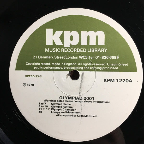Keith Mansfield : Olympiad 2001 (LP)