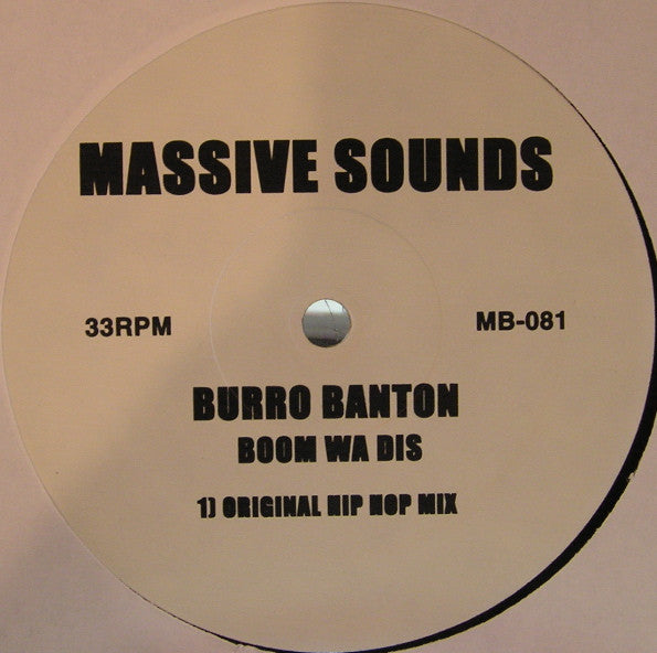 Burro Banton : Boom Wa Dis (12")