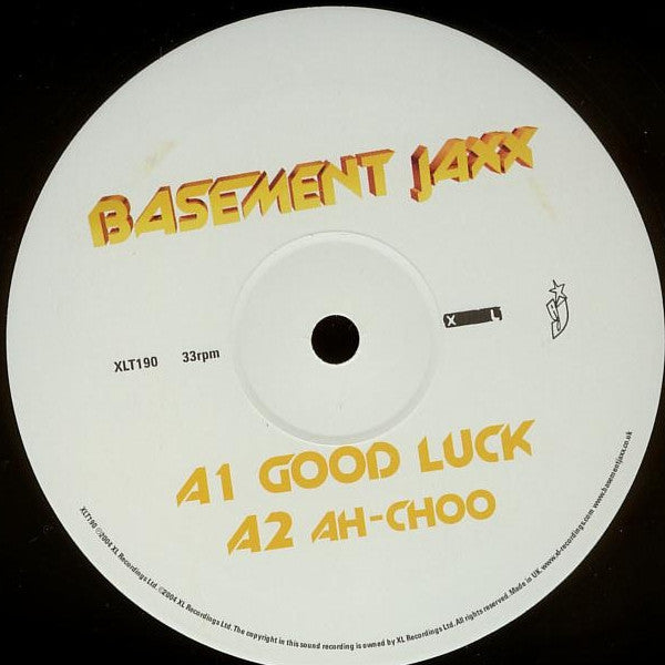 Basement Jaxx Feat Lisa Kekaula : Good Luck (12", Single)