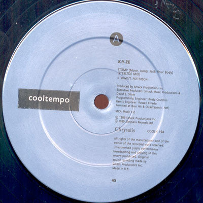 K-Y-Ze* : Stomp (Move, Jump, Jack Your Body) (12")