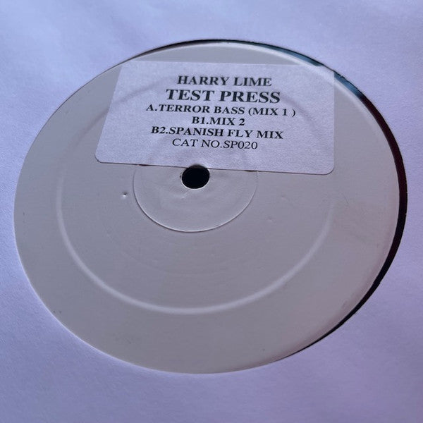 Harry Lime : Terror Bass (12", Promo, W/Lbl)