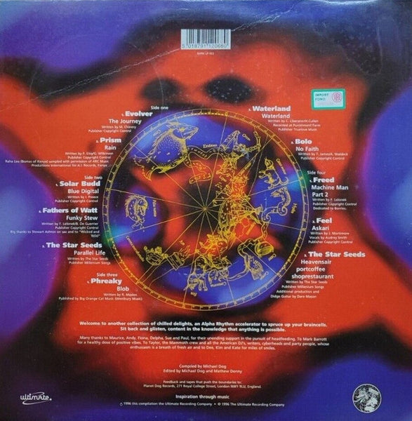 Various : Feed Your Head - Accelerating The Alpha Rhythms (2xLP, Album, Comp)