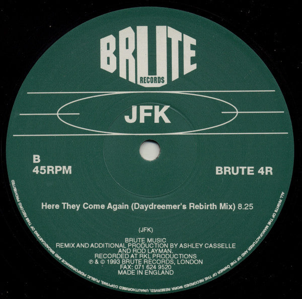 JFK : Here They Come Again (12")