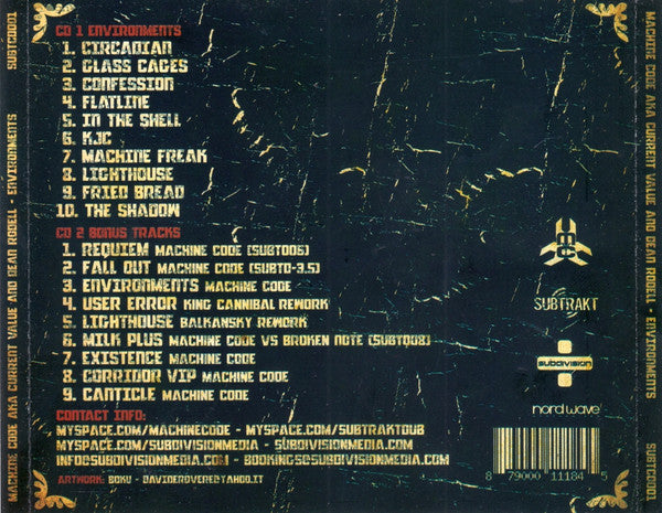 Machine Code* : Environments (2xCD, Album)