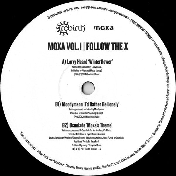 Various : Moxa Vol.1 | Follow The X (12", Smplr)