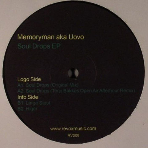 Memoryman aka Uovo* : Soul Drops EP (12", EP)