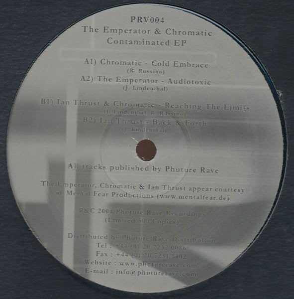 The Emperator & Chromatic : Contaminated EP (12", EP, Ltd)