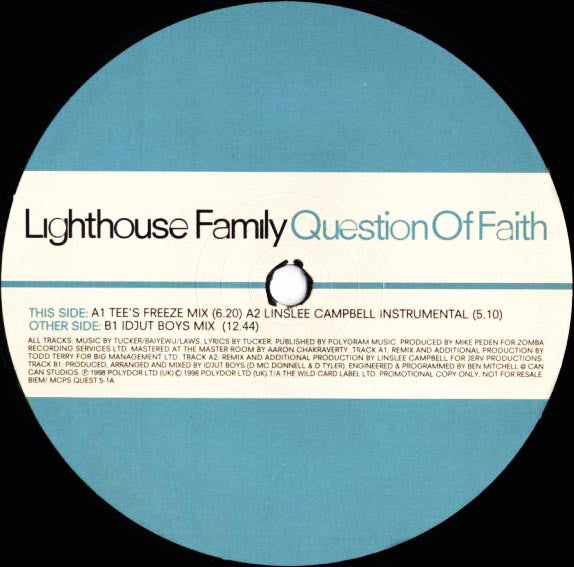 Lighthouse Family : Question Of Faith (2x12", Promo)