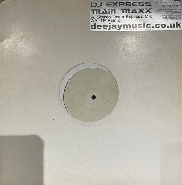 DJ Express : Train Traxx (12", Promo)