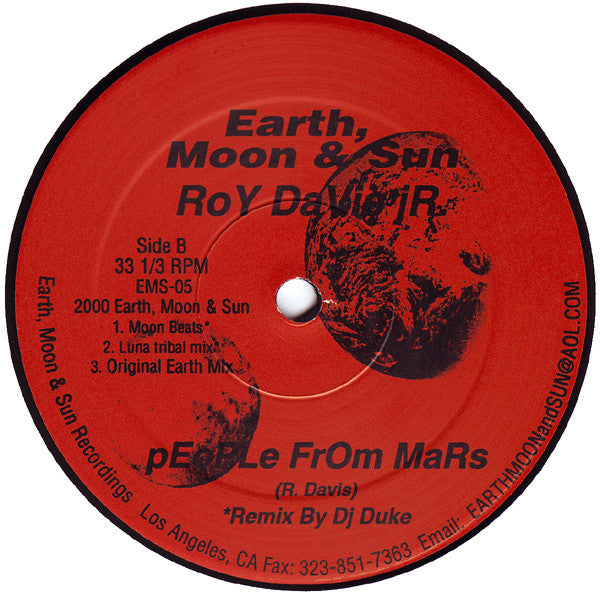 Roy Davis Jr. : People From Mars (12")