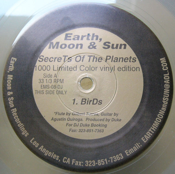 Secrets Of The Planets : Birds (12", S/Sided, Ltd, Promo, Cle)